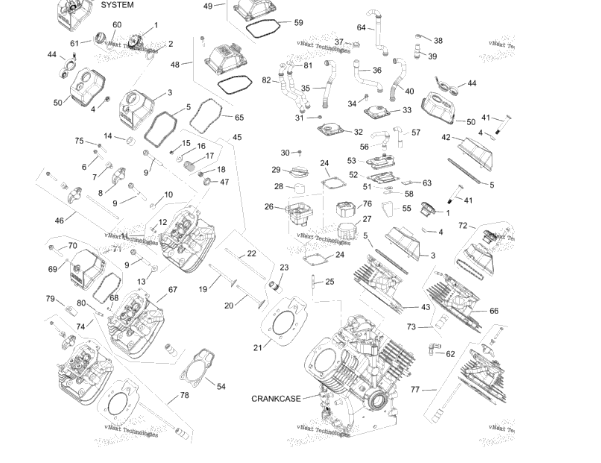 Cylinder Head Gasket Kit # 21 CH940- S/N 4900304621